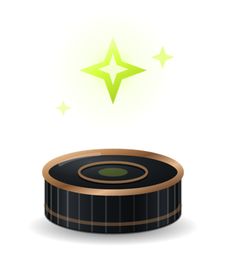 First Puck, the trophy after 5 sessions
